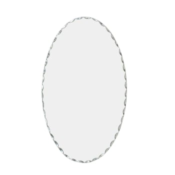Abgeschrägter ovaler Spiegel
