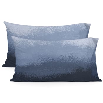 Nightfall - Funda de almohada 100% algodón multicolor 50x75 cm (x2) (cama 150/160)