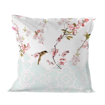 Sakura - Funda de almohada 100% algodón multicolor 60x60 cm