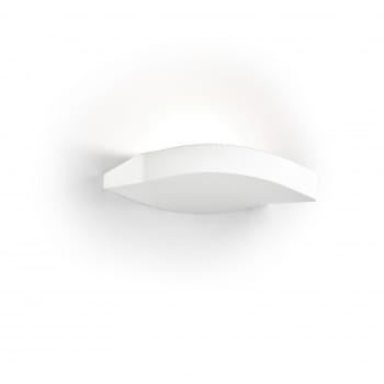 WAVE - Applique d'intérieur LED incurvée en métal blanc