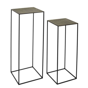 KRAGSTA Tables gigognes, lot de 2, blanc - Belgique