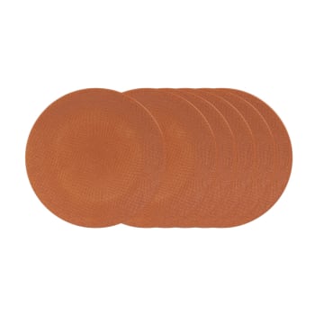 Assiettes Onyx Terracotta - Service 24 Pièces Pour Tables Chic Ou Quotidien - 7