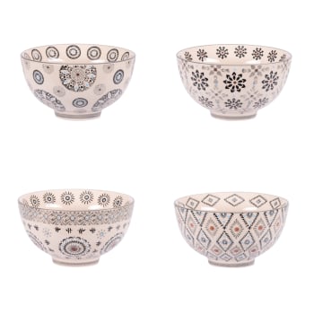 Lot De 4 Bols à Bougie En Métal Doré - 10 Cm - Bol Avec Support