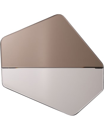 Warhem - Wandspiegel Metall silber 54x52