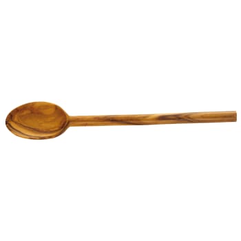 Service_cutlery - Cuillère mouvette en bois d'olivier marron
