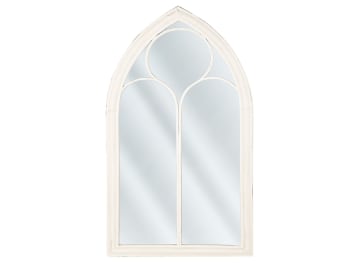 Trelly - Specchio da parete metallo bianco 62 x 113 cm