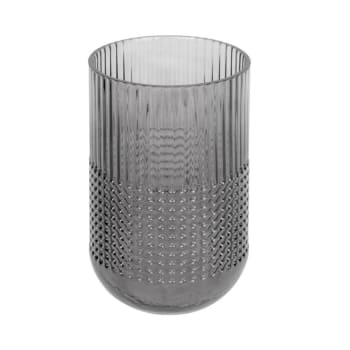 Attract - Vase attract gris verre gris