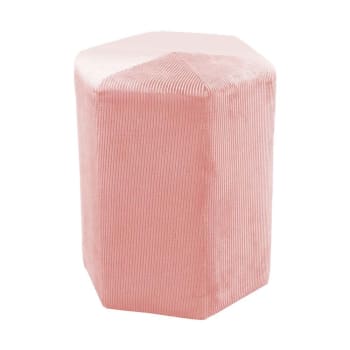 Giulia - Pouf 35 cm rose poudré