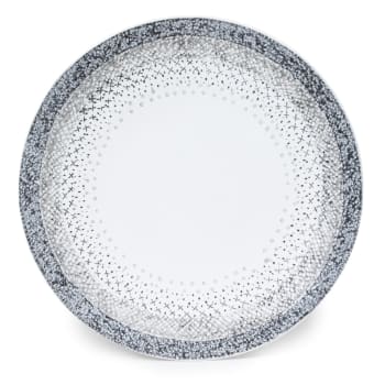 Serving_dishes - Plat rond   30 cm gris en grès H1