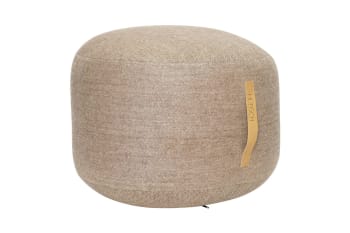 Kubu - Pouf in tessuto marrone