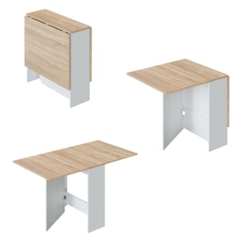 Ensemble Table À Manger 3 Pièces Avec 2 Chaises Style Industriel - Ensemble table et chaises
