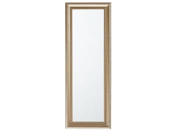 Aurillac - Specchio da parete con cornice oro e argento 51 x 141 cm