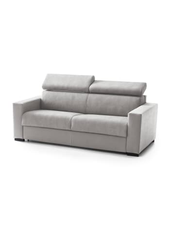 Divano Letto 2 Posti 154x87x89 cm in Tessuto Grigio – acquista su