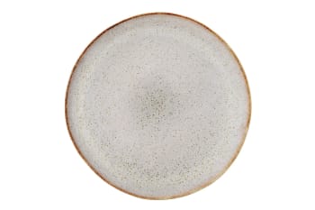 Sandrine - Assiette en grès nature