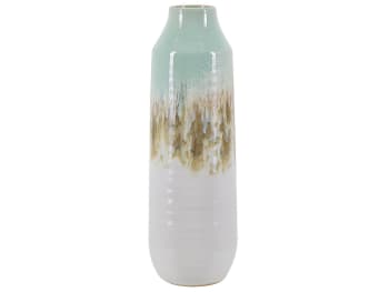 Vaso In Ceramica Boho Vintage Per Piante Da Interno - Medium Grigio, Forma Rotonda/Cilindrica
