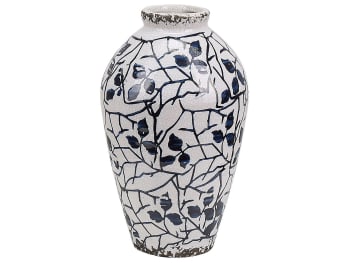 Mallia - Grès Vase à fleurs 22 cm Bleu