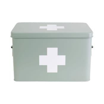 Medicine box - Boîte à pharmacie métal vert