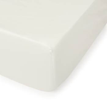BESTO - Bajera algodón orgánico beige 150x200 (Cama 150-160)