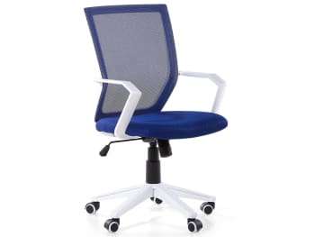 Relief - Chaise de bureau couleur bleu foncé réglable en hauteur