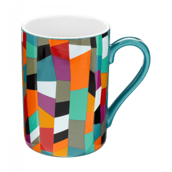 SCHLUCK - Tazza mug 30 cl  - Accordeon - porcelaine de chine - 7 x 0 x 10 cm