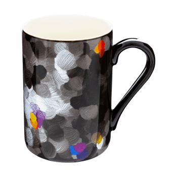 SCHLUCK - Tazza mug 30 cl  - Black Palette - porcelaine de chine - 7 x 0 x 10 cm