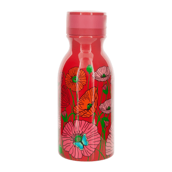MINI KEEP COOL BOTTLE - Thermoskanne 40 cl  - Coquelicots - silicone - 18 x 0 x 0 cm
