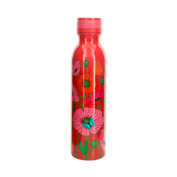 KEEP COOL BOTTLE - Thermoskanne 75 cl  - Coquelicots - silicone - 28 x 0 x 0 cm