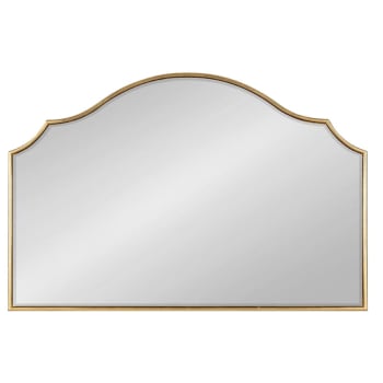 CAMILLA - Miroir rectangulaire en métal or