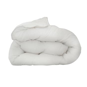 ANTI-ACARIENS - Couette chaude anti-acariens 140 x 200 cm polyester blanc