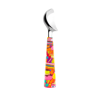 Raschietto Per Gelato Con Grilletto In Acciaio Inox 18 Cm: Palline Perfette Da 4,8 Cm | Ideale Per Casa E Ristoranti