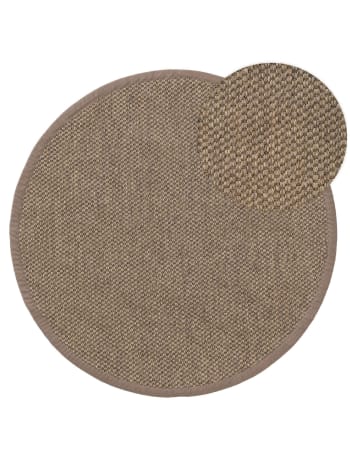 GRETA - Tapis sisal gris D 200 rond