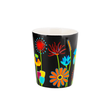 TAZZINA - Tasse Espresso  - Jardin fleuri - porcelaine - 5 x 0 x 6 cm