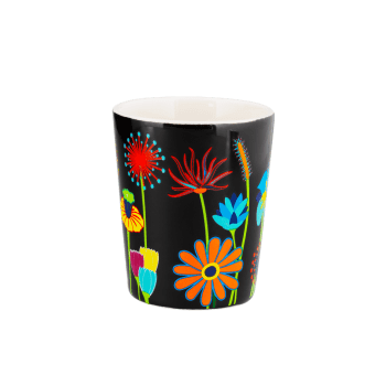 Tazza Termica Da Viaggio In Porcellana 350 Ml – Nero, Con Coperchio E Rivestimento In Silicone – Mantiene Il Caffè Caldo A Lungo (Rhevetec)