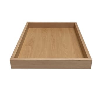 PLATEAU TABLE À LANGER MARGOT - Plateau optionnel pour table à langer  vernis naturel - 70x90x10 cm