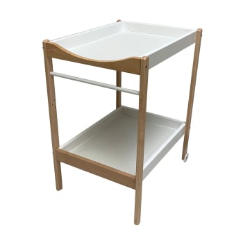 MARGOT - Table à langer  bicolore blanc - 72x90x55 cm