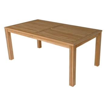 Ausziehbarer Gartentisch aus Teakholz für 8/10 Personen L 240 cm Harris