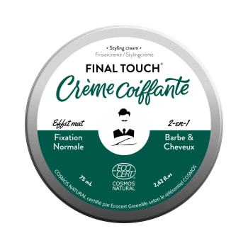 FINAL TOUCH - Crème Coiffante Barbe & Cheveux pour Hommes