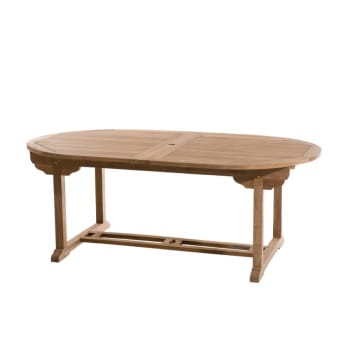 Mesa plegable de jardín madera maciza de teca 50x50x50 cm - referencia  Mqm-315452