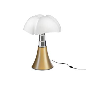 MINI PIPISTRELLO - Lampe LED laiton avec variateur H35cm