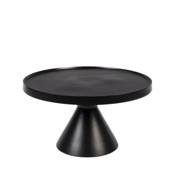 Floss - Table basse en métal D60cm noir