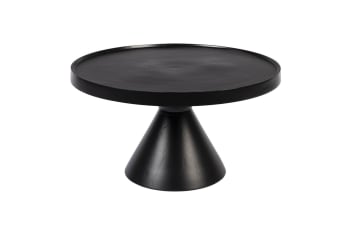 Floss - Table basse en métal D60cm noir