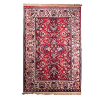 Old bid - Tapis de salon persan rouge 200x300 cm