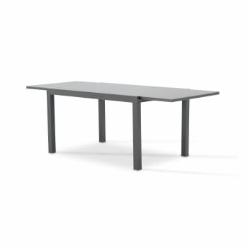 TOKYO - Table de jardin en aluminium gris anthracite 215/135×90 cm