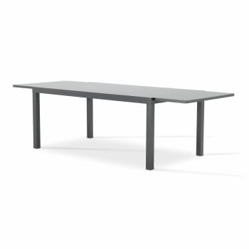 TOKYO - Table de jardin en aluminium gris anthracite 260/180×100 cm