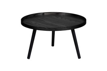 Mesa - Mesa auxiliar de madera negra