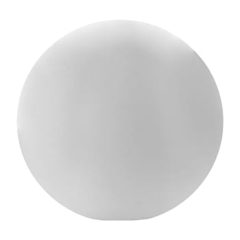 Adhara - Boule lumineuse led 40cm multicolore en plastique blanc