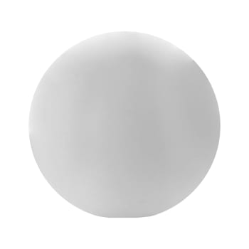 Adhara - Boule lumineuse led 30cm multicolore en plastique blanc