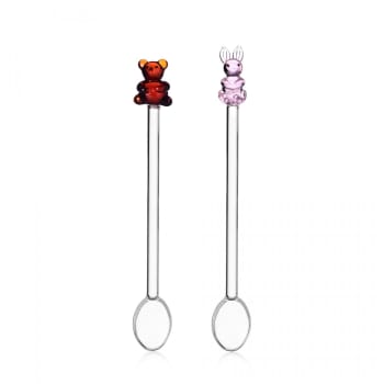 Lot De 4 Cuillères à Expresso Dorées De 20 Cm De Long Avec 8