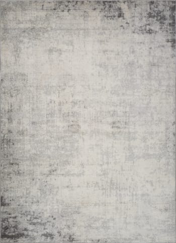 Alix - Tapis Abstrait Moderne Blanc/Gris 160x215