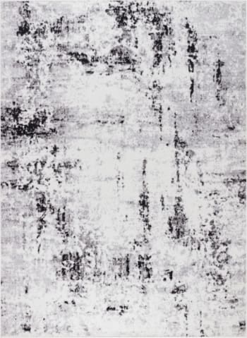 Natalia - Alfombra abstracta moderna blanco/gris 200x275